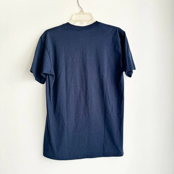 Vintage Mickey Unlimited Textured Mickey Mouse Graphic navy  Blue T shirt M - Picture 7 of 8